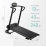 Folding Manual Walking Treadmill, Non-Electric Treadmill with Armrests and LCD Display, Suitable for Aerobic Sport Fitness