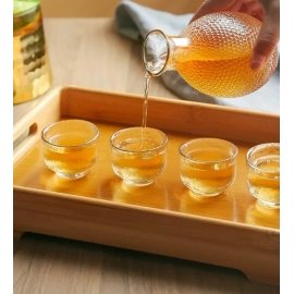Japanese Style Hammered Wine Glass Shot Glass Beer Cup Set Bar Accessories Sake Pot Drinkware Shot Glasses for Vodka Bartender