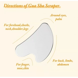 Stainless Steel Skin Scraping Face Massage Skincare Tool Guasha Scraper Lifting Anti Wrinkle Gua Sha Body Neck Care Massager