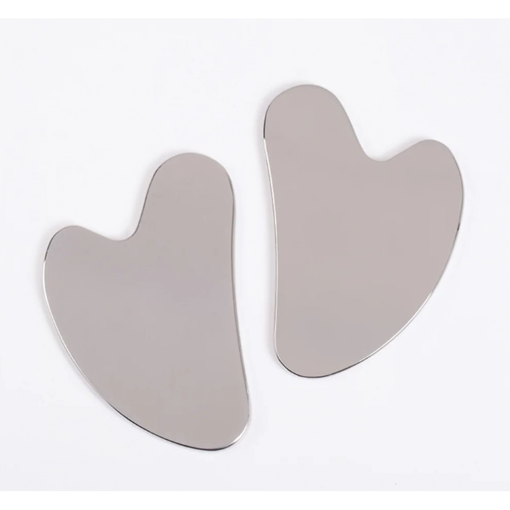 Stainless Steel Skin Scraping Face Massage Skincare Tool Guasha Scraper Lifting Anti Wrinkle Gua Sha Body Neck Care Massager