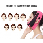 Face Slimming Bandage V Line Facial Shaper Elastic Double Chin Remover Lift Up Belt Face Massager Women Strap Skin Beauty Care