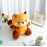 Soft Plush Toy Red Panda Breathing Stuffed Animal Doll Plays 10 Lullabies With Light For Anxiety Adults