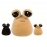 3pcs My Pet Alien Pou Plush Toy One Big Alien and Two Little Alien Pou Plush Doll Funny Game Anime Figure Plush Toy Chidren Gift