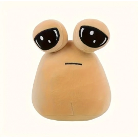 3pcs My Pet Alien Pou Plush Toy One Big Alien and Two Little Alien Pou Plush Doll Funny Game Anime Figure Plush Toy Chidren Gift