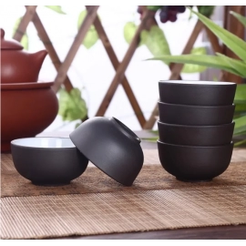 Purple Clay Ceramic Porcelain Kung Fu Tea Cup Teaware Kung Fu Tea Set Chinese Tea Set Tea Cup Set Kungfu Tea Set Tea Set Cup
